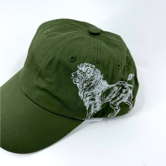 NWT Abercrombie & Fitch Unisex Classic Lion Print Cap - Picture 3 of 7